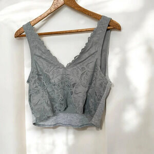 Aerie bra tank top  lace XL